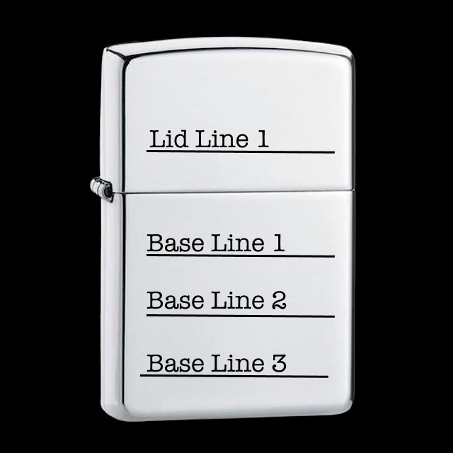 NVP Sterling Silver Custom Silver Zippo – NVP North View NVP Sterling Silver Custom Silver Zippo – NVP North View