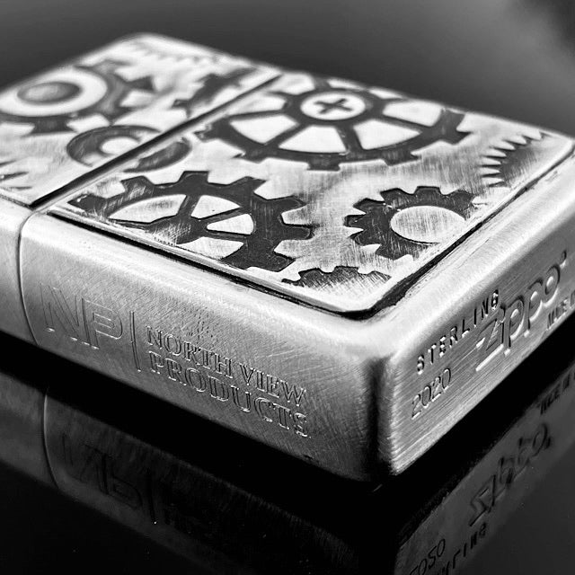 NVP Sterling Silver Geared Zippo – NVP North View Products®