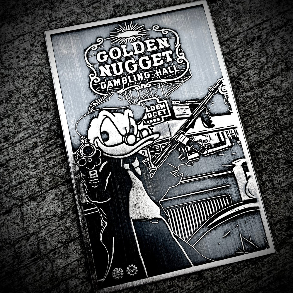 Gangster Scrooge Golden Nugget Card