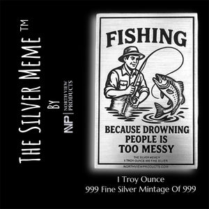 
                  
                    Load image into Gallery viewer, Fishing The Silver Meme™ Card
                  
                
