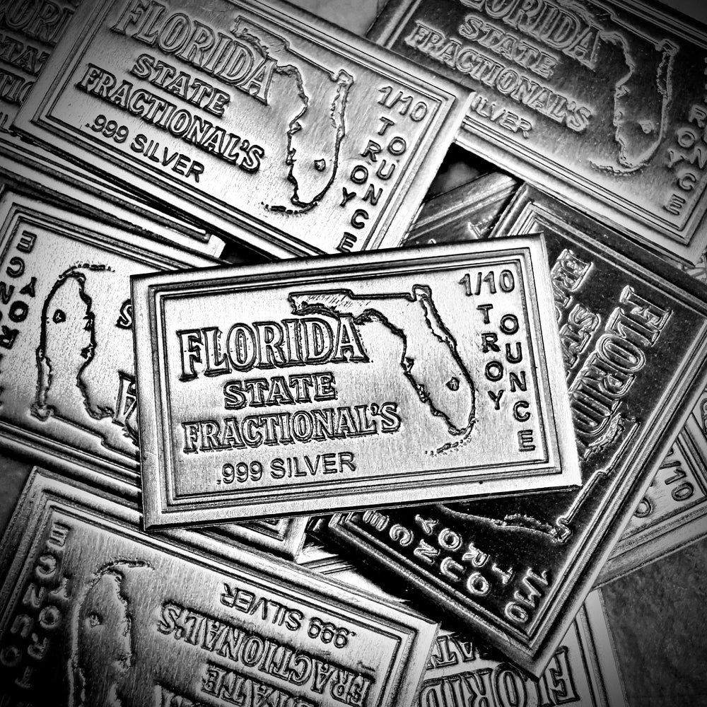 Florida State Fractions 1/10th Pack of 5
