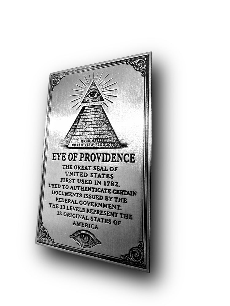 
                  
                    Load image into Gallery viewer, Eye of the Providence Pure Silver Card
                  
                