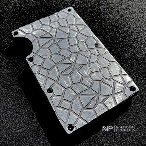 
                  
                    Load image into Gallery viewer, NVP North View Products Silver Stone Minimalist Wallet
                  
                