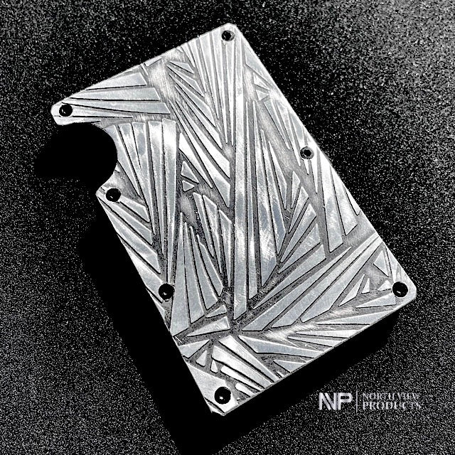NVP North View Products Silver Edge Minimalist Wallet