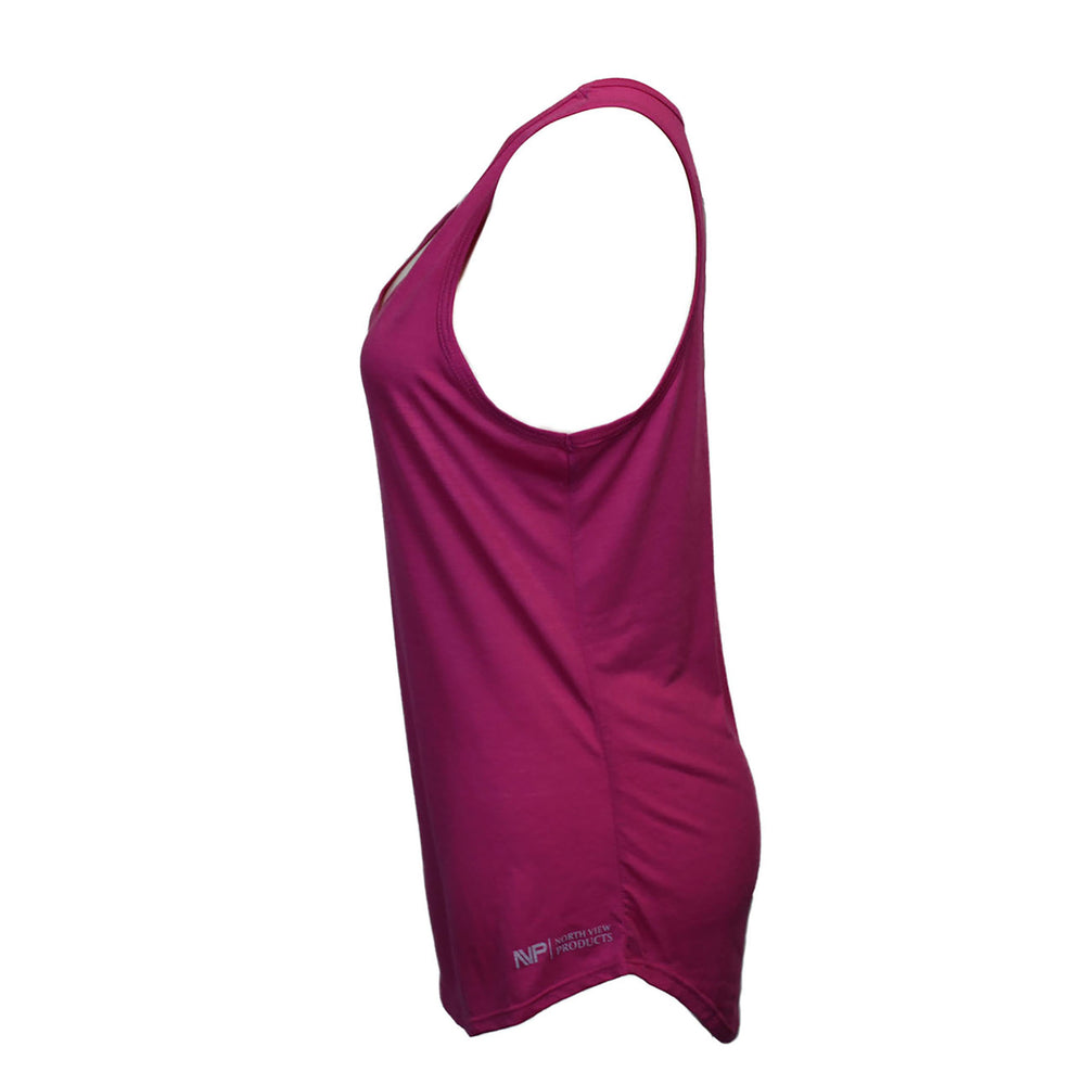 
                  
                    Load image into Gallery viewer, Silver Tag V Neck (Fuchsia)
                  
                
