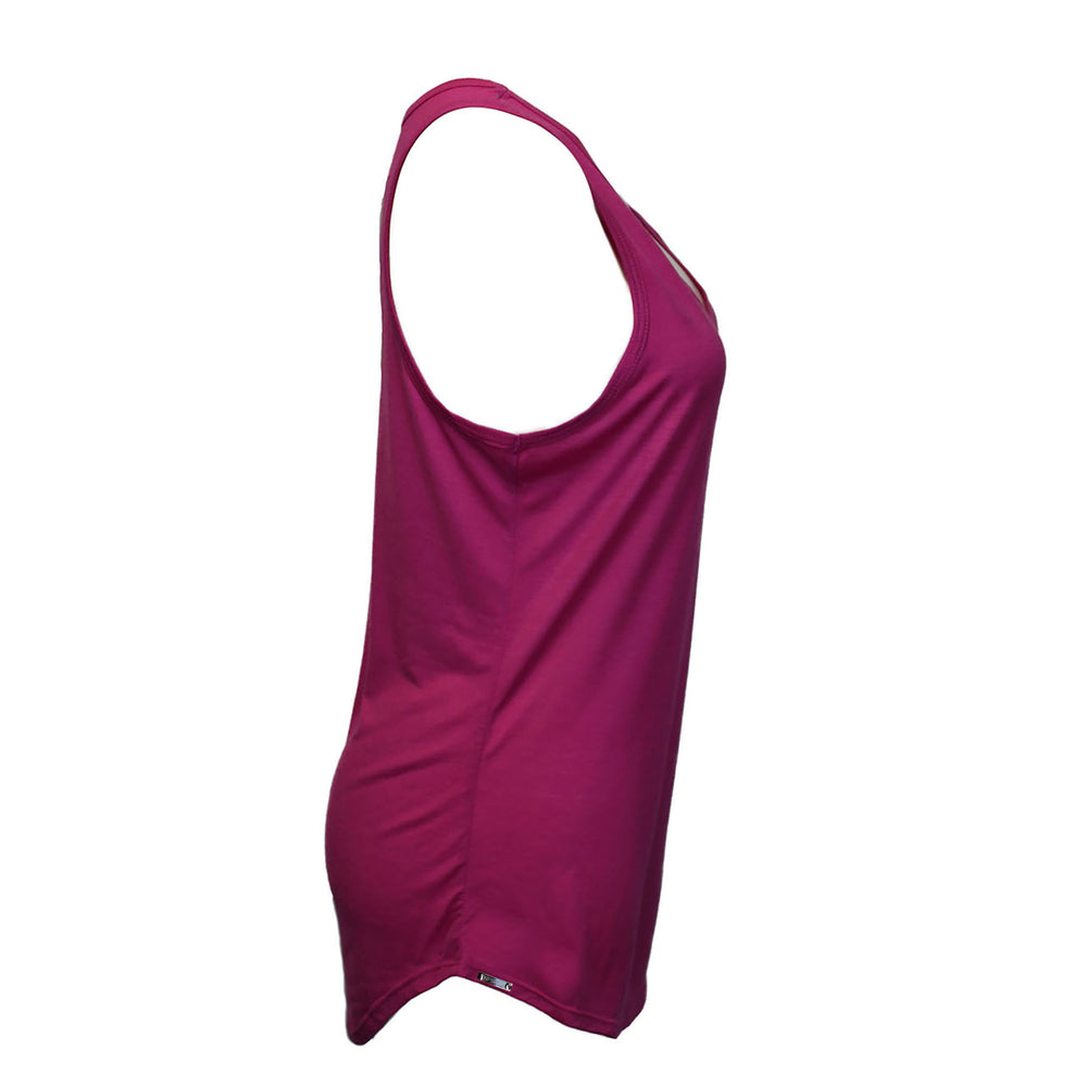 
                  
                    Load image into Gallery viewer, Silver Tag V Neck (Fuchsia)
                  
                